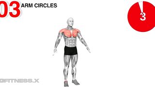 3D Shoulders Workout Stretching