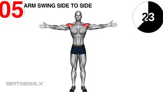 3D Shoulders Workout Stretching