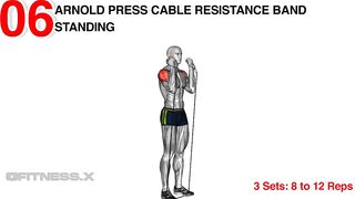 3D Shoulders Workout Stretching