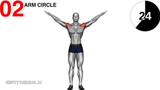 3D Shoulders Workout Stretching