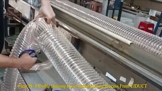 Clear PU Flexible Ducting Hose Manufacturing Process From Ecoosi Industrial Co., Ltd.
