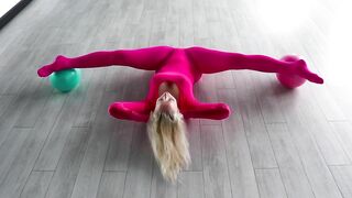 Yoga and Stretching — Splits Balance Flow with Yoga Balls