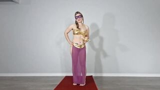 Lingerie Genie Cosplay Costume Try On Haul #maskedmodelvids #lookbook