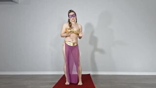 Lingerie Genie Cosplay Costume Try On Haul #maskedmodelvids #lookbook