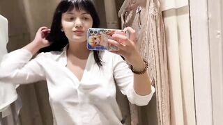 Dressing Room Try On Haul Oops PT2 See Through Lingerie and Clothes Try On Haul At The Mall #haul