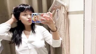 Dressing Room Try On Haul Oops PT2 See Through Lingerie and Clothes Try On Haul At The Mall #haul