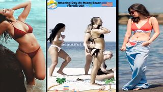 Trending video clips of girls at the beach in bikinis