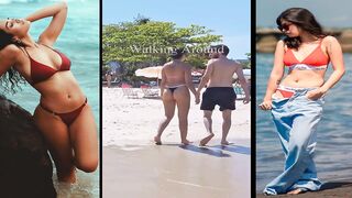 Trending video clips of girls at the beach in bikinis