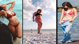 Trending video clips of girls at the beach in bikinis