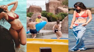 Trending video clips of girls at the beach in bikinis