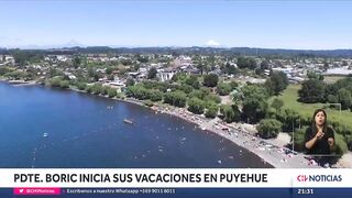 Presidente Boric pasará vacaciones con “modalidad flexible de descanso” en Puyehue