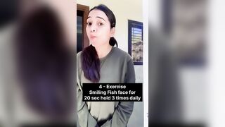 Double chin | Jawline Exercise | Face fat loss exercise | #yoga #fatloss #viral #shorts