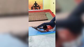 stretching and Bending yoga practice like #yoga #streatching #bending #yogapractice #yogafittness