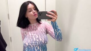 ????Beginner Model in Transparent Clothes ⚡️Try-on Haul See-Through Fashion