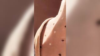 Sheer polka dot nylon socks try on haul 2024