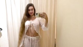 Transparent Clothing Haul See through Try on Haul