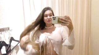 Transparent Clothing Haul See through Try on Haul