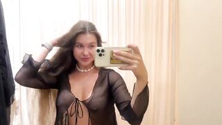 Transparent Clothing Haul See through Try on Haul