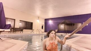 [HD] Transparent Clothes Dry vs Wet Try on Haul with Emily