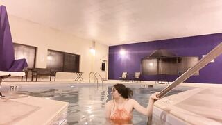 [HD] Transparent Clothes Dry vs Wet Try on Haul with Emily