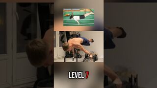 Gymnastics anime poses from level 1 to 8 ???? #workout #flexibility #yoga #mobility #amazing #gym #wtf