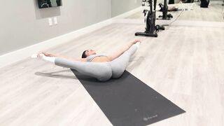 Yoga Split Stretches. Stretching Routine. Yoga Art. (Sexy)