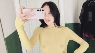 See through Clothes and Transparent Lingerie Try On Haul