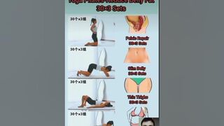 Yoga Pilates-Reduce Belly Fat part 66#short #reducebellyfat #bellyfatloss #yoga