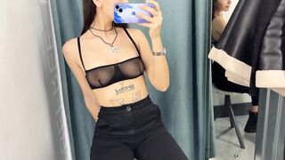 5K Transparent Clothes Try on Haul