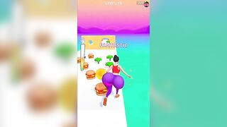 Slap on Back ???? Twerk Fitness Fun Gameplay | Run Game Part 10 #shorts