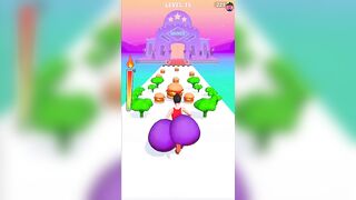 Slap on Back ???? Twerk Fitness Fun Gameplay | Run Game Part 10 #shorts