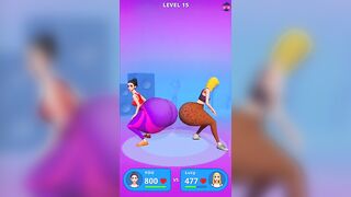 Slap on Back ???? Twerk Fitness Fun Gameplay | Run Game Part 10 #shorts