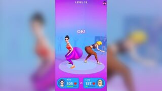 Slap on Back ???? Twerk Fitness Fun Gameplay | Run Game Part 10 #shorts