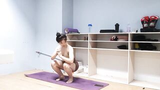 Evening yoga training with Mie #contortion #stretching #yoga