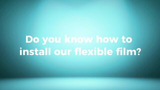 Do you know how to install our flexible film? #plotter #hydrogelfilm