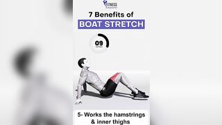 Benefits of Boat Stretch #excercise #shorts #stretching #workout