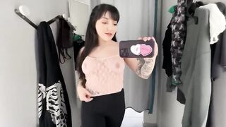 [4k] Transparent/Sheer Clothing Try on Haul with Faye subscribe pls