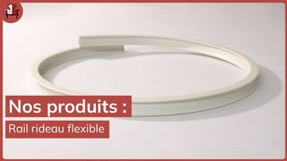 Rail rideau flexible