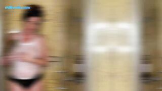 [4K] Sheer Clothes Try-On Haul ft. Helga | Dry vs Wet Collection