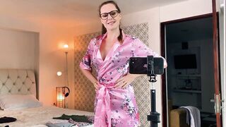 [4K] TRY ON HAUL SHEER WHITE BLACK LINGERIE SET | VERY TRANSPARENT AND SEE THROUGH