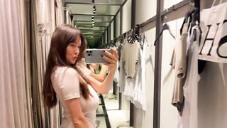 [4K] See-Through Clothes Try on Haul with Sasha | Transparent Fabric & No Bra Trend