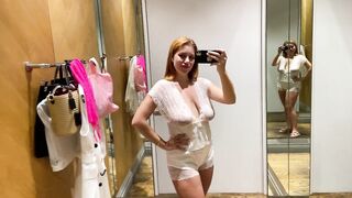 [4K] See-through Try on Haul | Transparent dress & lingerie