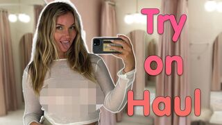 [4K] See-Through Try On Haul | Transparent Clothes Haul