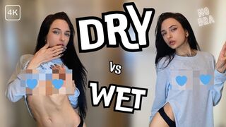 ????Wet Challenges: Before and After ???? | Try on Haul Wet vs Dry [4K]