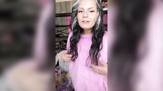4K TRANSPARENT sheer Lingerie TRY ON with MIRROR view | Natural Petite Body 2024 clothes review