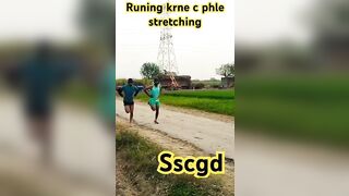 Runing Start Krne C Phle Stretching Exercise!????????#sscgd #bsf #ssc #cisf #viral #army #crpf #running