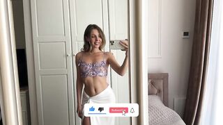 Transparent Bra Try On Haul | See-Through Lingerie Try On