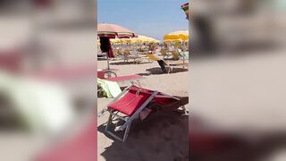 Italian Riviera: Bikini-Clad Beauties Along the Shoreline