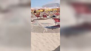 Italian Riviera: Bikini-Clad Beauties Along the Shoreline