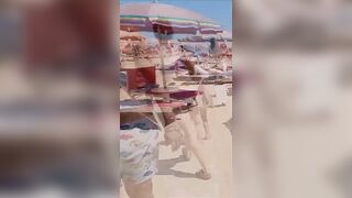 Italian Riviera: Bikini-Clad Beauties Along the Shoreline